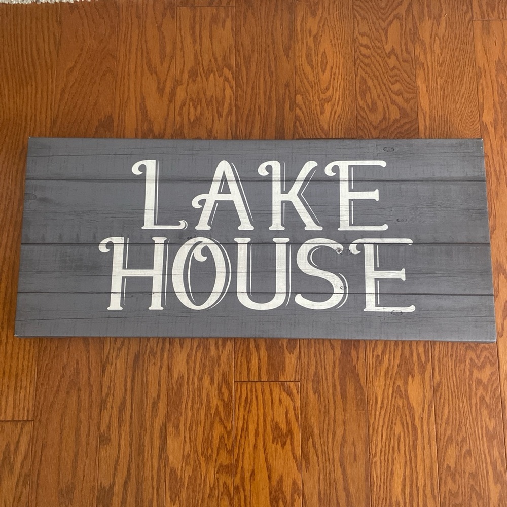 Gray Lake House Wall Sign